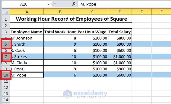 How To Select Multiple Cells In Excel 7 Easy Ways ExcelDemy