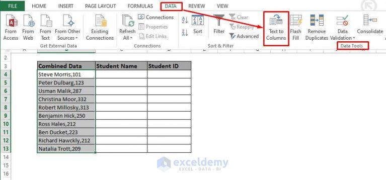 How To Separate Text And Numbers In Excel 4 Easy Ways Exceldemy 5246