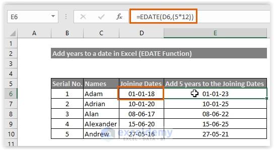 How To Add Years To A Date In Excel 2016 3 Easy Methods WPS Office 