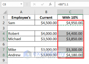 How to Copy a Formula in Excel with Changing Cell References | ExcelDemy