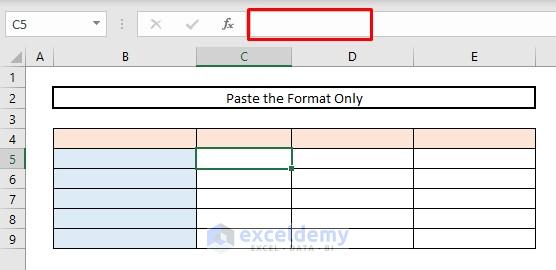Copy cell value from another sheet by paste option