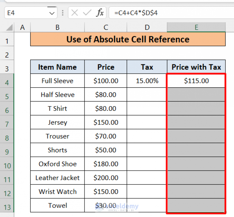 how-to-copy-formula-down-without-incrementing-in-excel