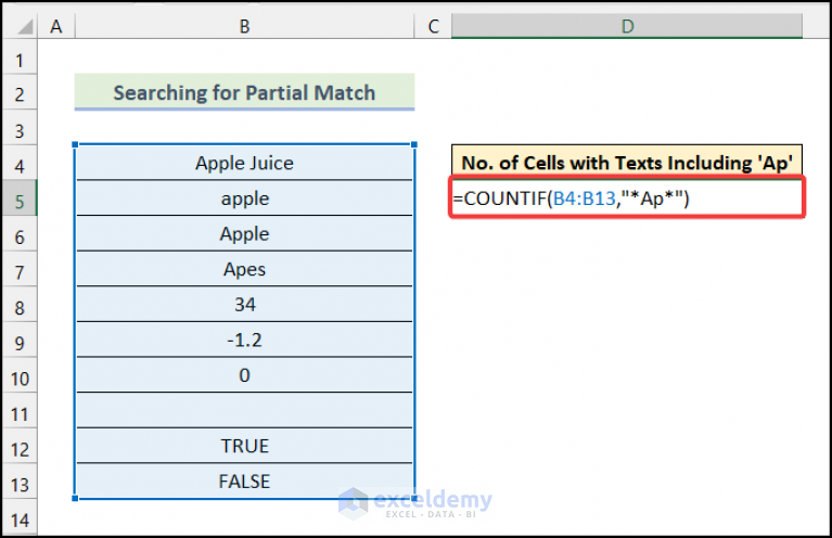 excel-formula-to-count-cells-with-text-all-criteria-included