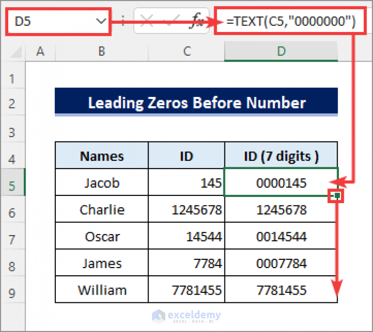 How to Use TEXT Function to Format Codes in Excel - ExcelDemy