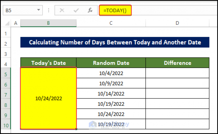 how-to-minus-number-of-days-or-a-date-from-today-in-excel