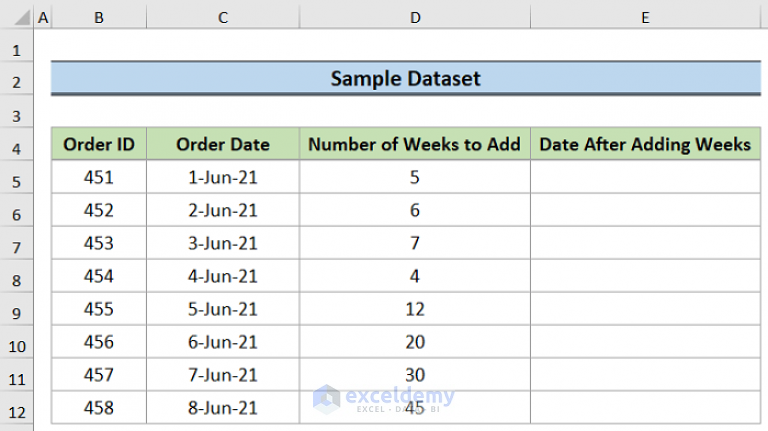 how-to-add-weeks-to-a-date-in-excel-4-simple-methods