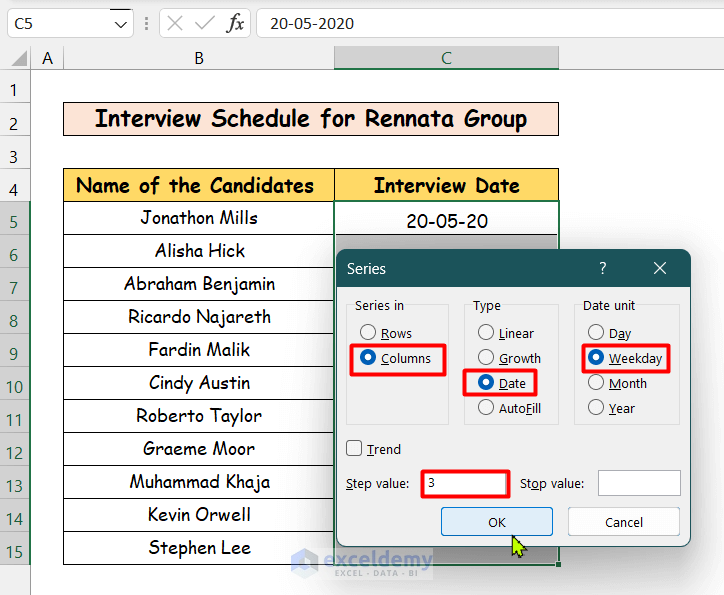 How To Insert Dates In Excel Automatically 4 Simple Tricks 2023 