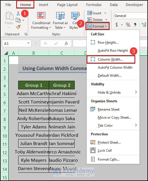 How To Make All Cells The Same Size In Excel 5 Easy Ways 