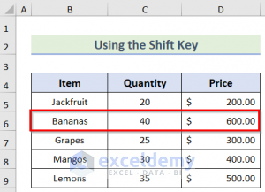 How to Move Rows in Excel Without Replacing (5 Easy Methods)