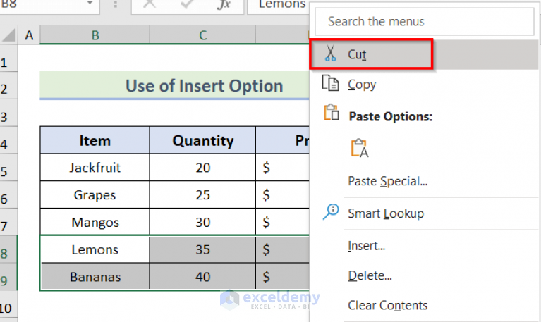 how-to-move-rows-in-excel