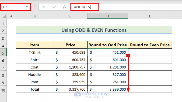 How To Round Off Numbers In Excel 10 Easy Methods 5521