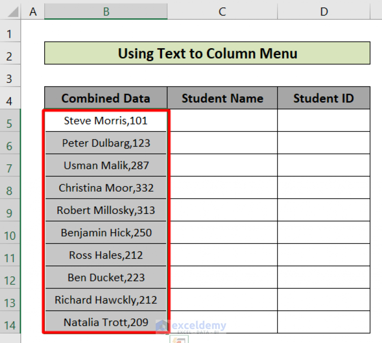 How To Separate Text And Numbers In Excel 6 Suitable Ways 8057