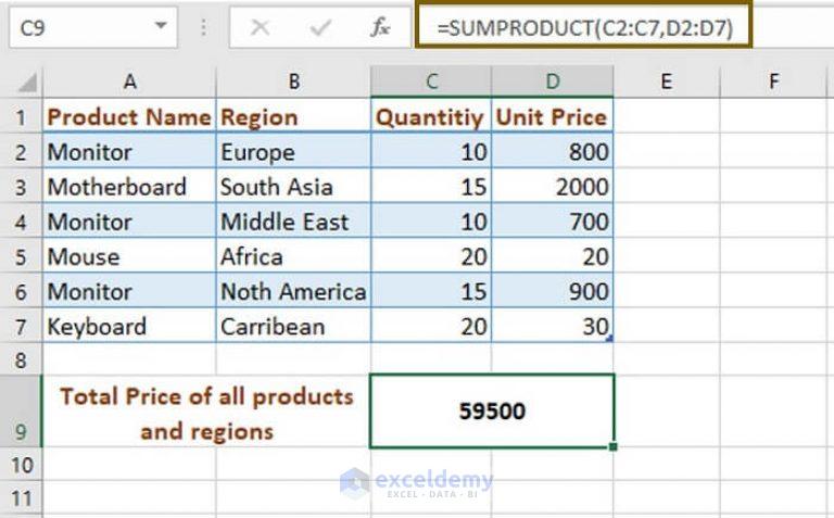 how-to-multiply-two-columns-and-then-sum-in-excel-exceldemy