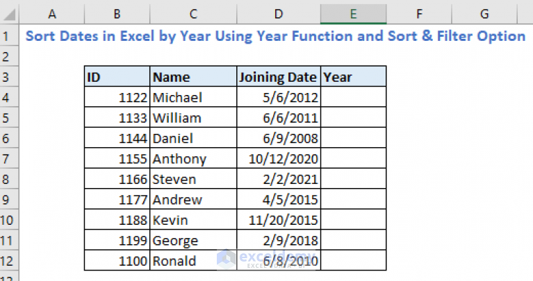 how-to-sort-dates-in-excel-by-year-4-easy-ways-exceldemy