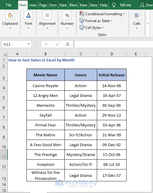 how-to-sort-dates-by-month-and-day-only-in-excel-microsoft-excel