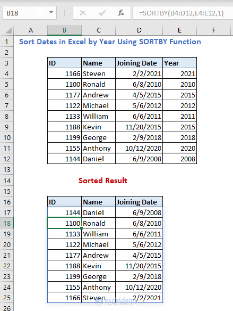 how-to-sort-dates-in-excel-by-year-4-easy-ways-exceldemy