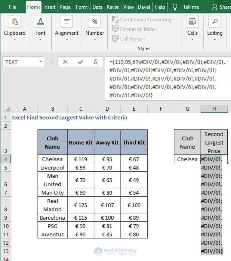 excel-find-second-largest-value-with-criteria-3-ways-exceldemy