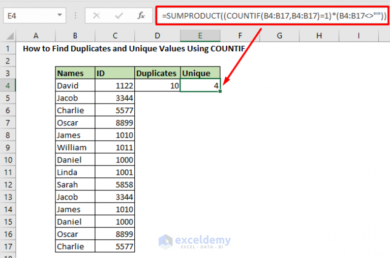 COUNTIF Between Two Cell Values In Excel 5 Examples ExcelDemy