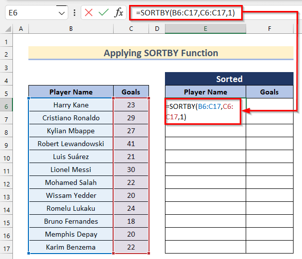 How To Arrange Numbers In Ascending Order With Excel Formula 6 Easy Ways 2046