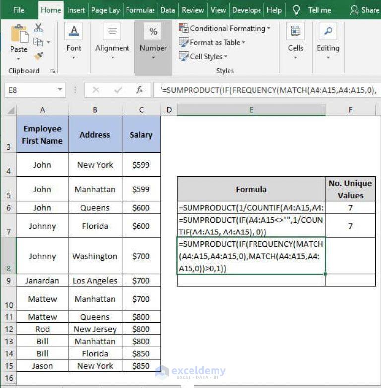 how-to-count-unique-values-in-excel-www-vrogue-co