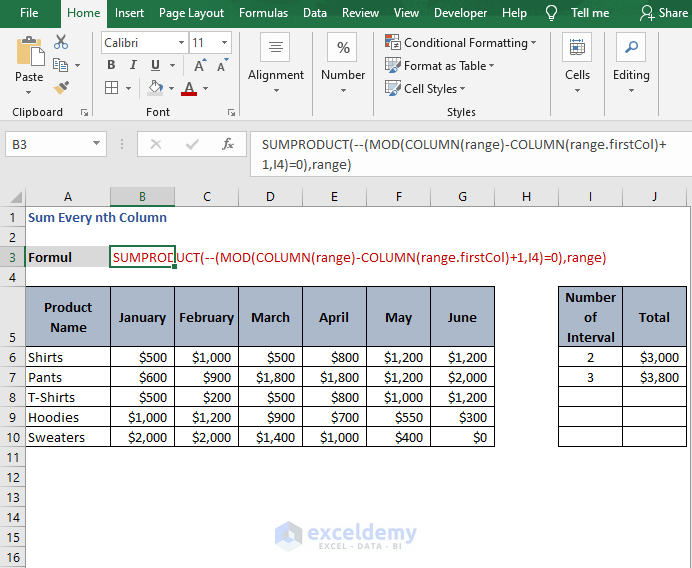 how to sum a column in excel using vba