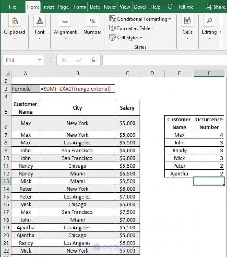 the-best-excel-count-number-of-occurrences-of-each-value-in-a-cell