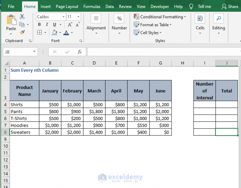 sum-every-nth-column-in-excel-formula-and-vba-code-exceldemy