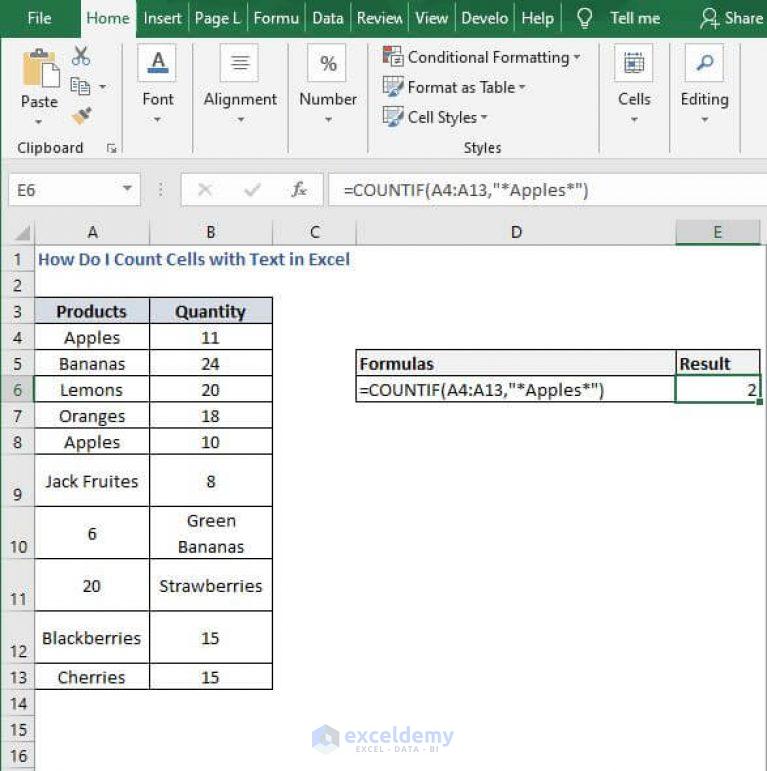 how-do-i-count-cells-with-text-in-excel-exceldemy