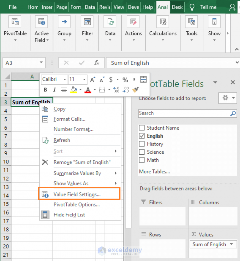 How To Find Minimum Value In Excel (formula And Pivot Table)