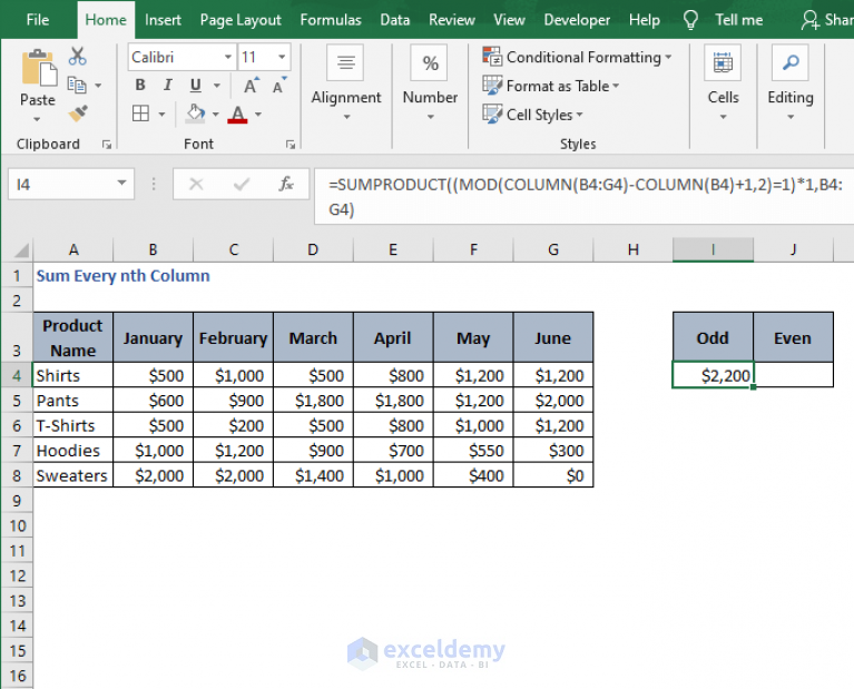 how to sum a column in excel vba after finding