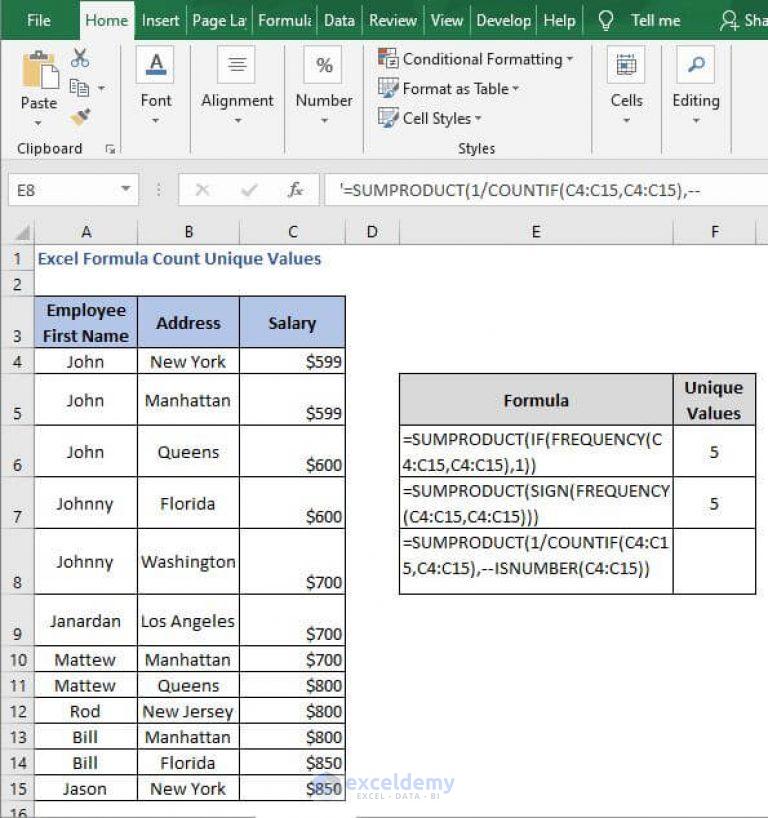 excel-formula-count-unique-values-3-easy-ways-exceldemy