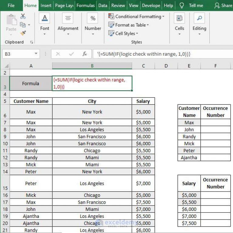 excel-count-number-of-occurrences-of-each-value-in-a-column