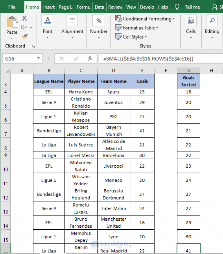 how-to-arrange-numbers-in-ascending-order-in-excel-using-formula