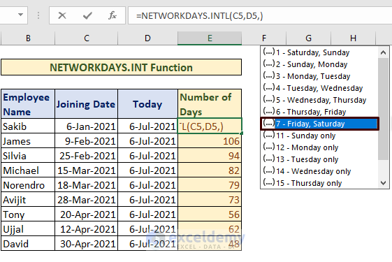 Automatic Day Counter In Excel ChadJohannes