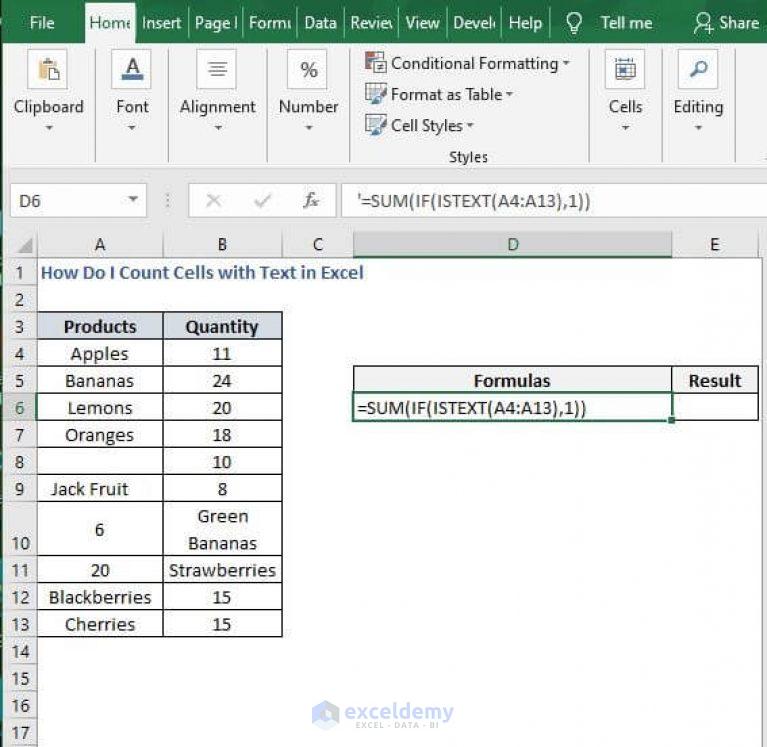 how-do-i-count-cells-with-text-in-excel-5-methods-exceldemy