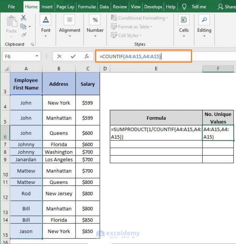 excel-formula-count-unique-values-3-easy-ways-exceldemy