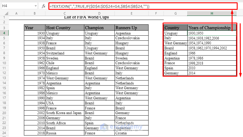 Return Multiple Values In Excel Based On Single Criteria 3 Options 