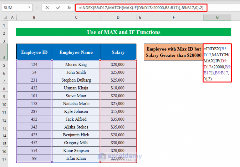 find-max-value-and-corresponding-cell-in-excel-5-quick-methods