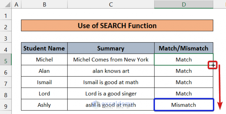 how-to-find-similar-text-in-two-columns-in-excel-6-ways