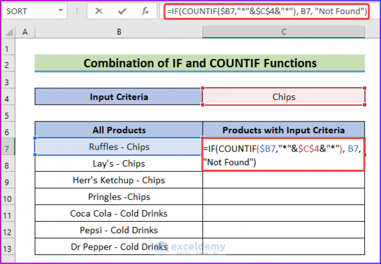 how-to-assign-value-if-cell-contains-word-in-excel-4-easy-ways