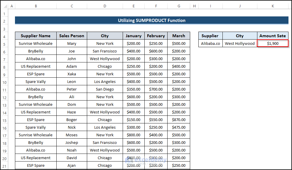 how-to-sum-multiple-columns-based-on-single-criteria-in-excel