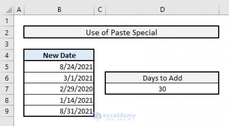 how-to-add-30-days-to-a-date-in-excel-7-quick-methods