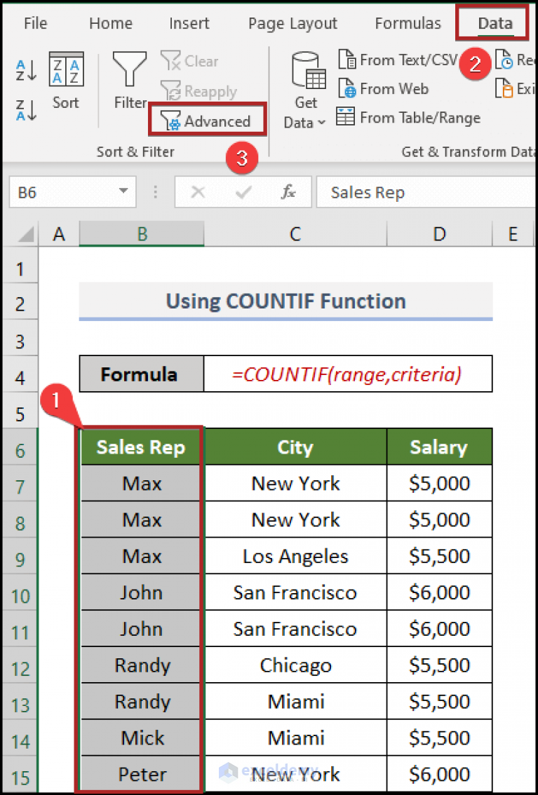 count-number-of-occurrences-of-each-value-in-a-column-in-excel