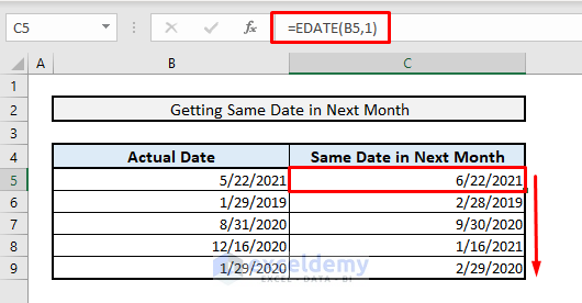 excel-formula-to-find-date-or-days-in-next-month-6-quick-ways