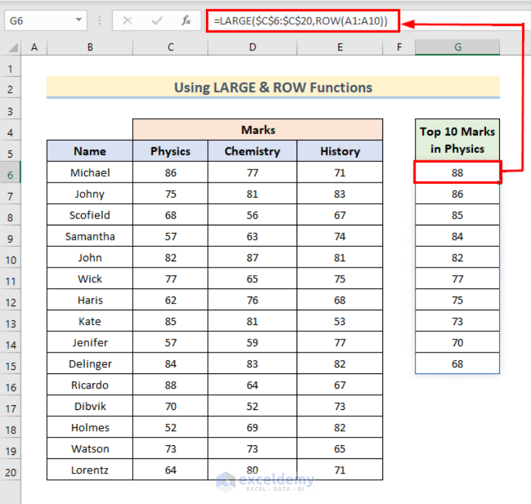 how-to-get-top-10-values-based-on-criteria-in-excel