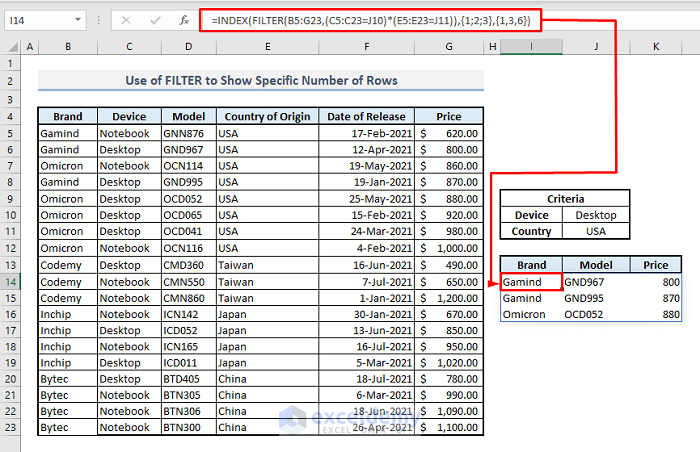 How To Filter Multiple Rows In Excel 11 Suitable Approaches ExcelDemy