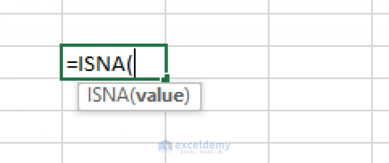 How to Use ISNA Function in Excel (4 Examples)