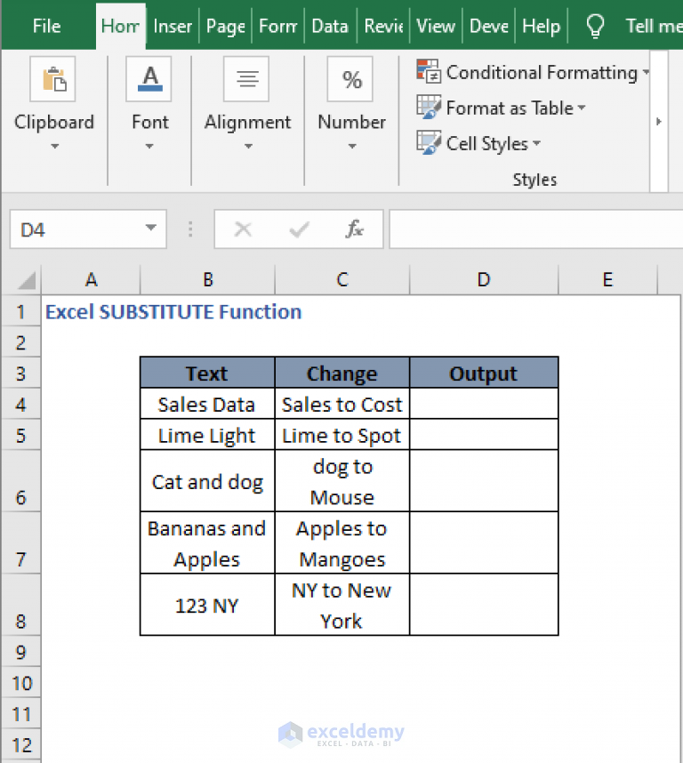 how-to-use-substitute-function-in-excel-4-examples-exceldemy