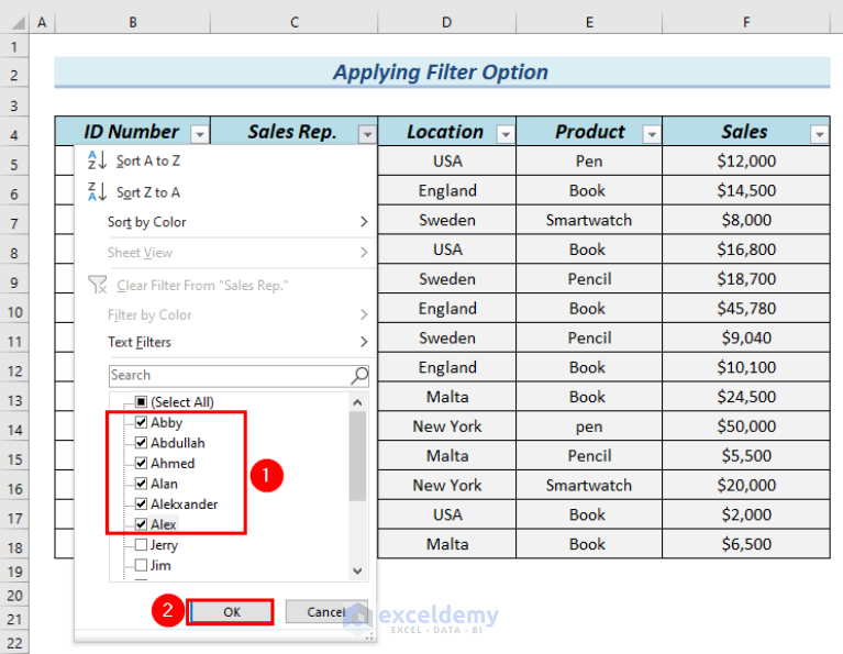 how-to-filter-multiple-columns-simultaneously-in-excel-4-ways