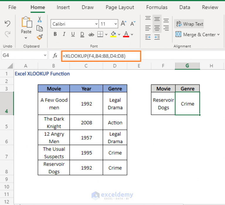 How To Use Xlookup Function In Excel 7 Examples Exceldemy 2649